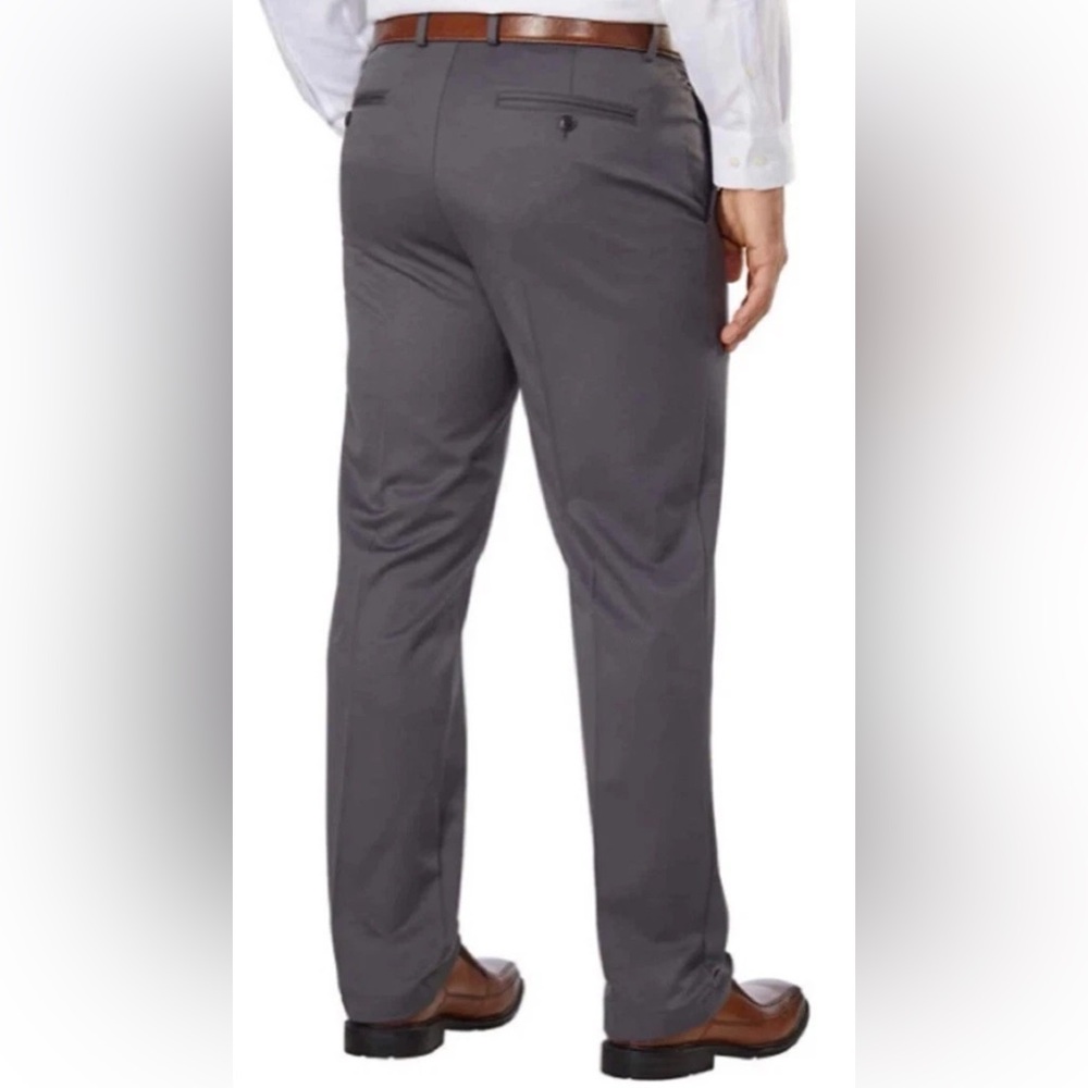 Greg Norman Men's 42x28 Ultimate Classic Travel Pant Grey Golf Poly Blend - Picture 10 of 10